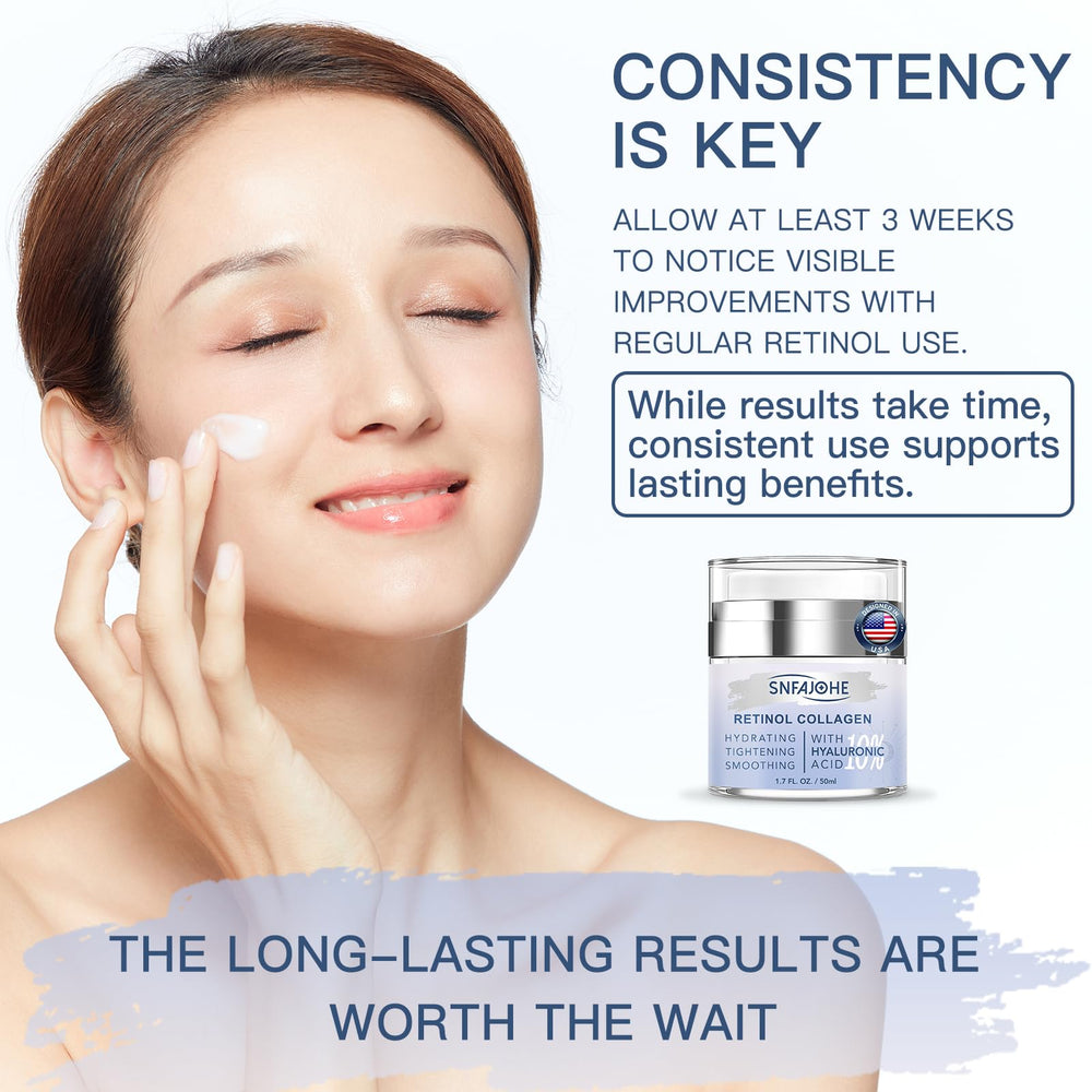 SNFAJOHE lightweight non greasy finish signals quick absorb hydration.
