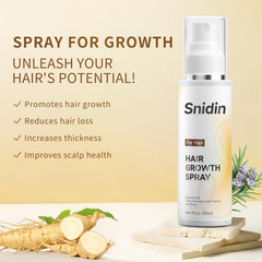 Snidin spray nozzle action creating an even mist for quick absorption