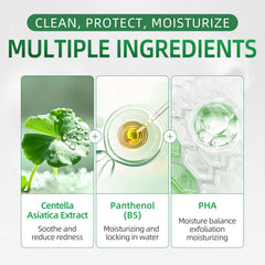 Snidin Toner Pads cotton-pad application demonstrates easy cleansing and toning routine.