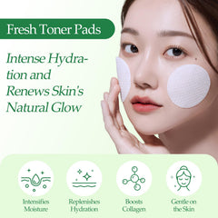 Snidin Toner Pads sealed jar emphasizes hygienic storage for on-the-go use.