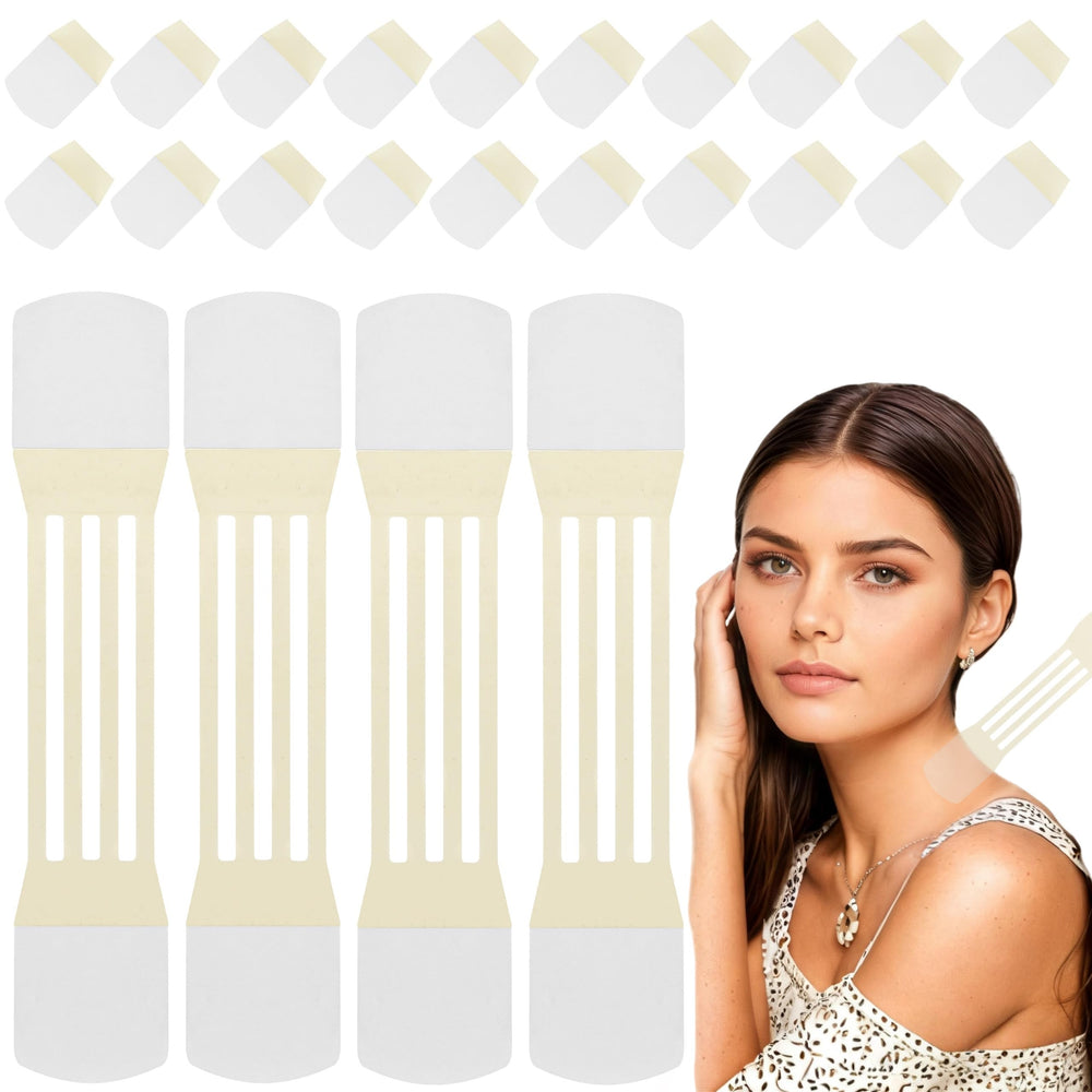 Snifflink neck lifting tape packaging demonstrates easy-to-use solution for quick neck lift.