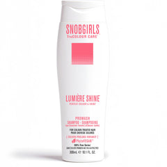 SNOBGIRLS Lumière Highcure bottle front shows color protection for highlight-prone hair