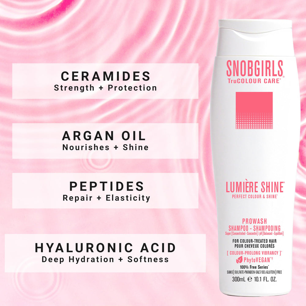 SNOBGIRLS Lumière Highcure vegan formula contains no sulfates or dyes