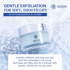 SNOW dual applicator demonstrates 2-in-1 use on lips and under-eye