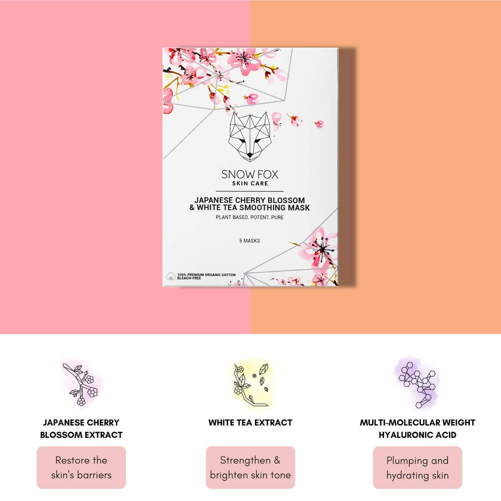 Snow Fox bridal-makeup prep mask delivering a radiant, glass-skin glow.
