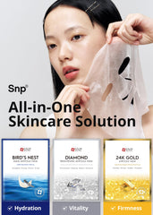 SNP Variety Diamond mask close-up exfoliates dull skin