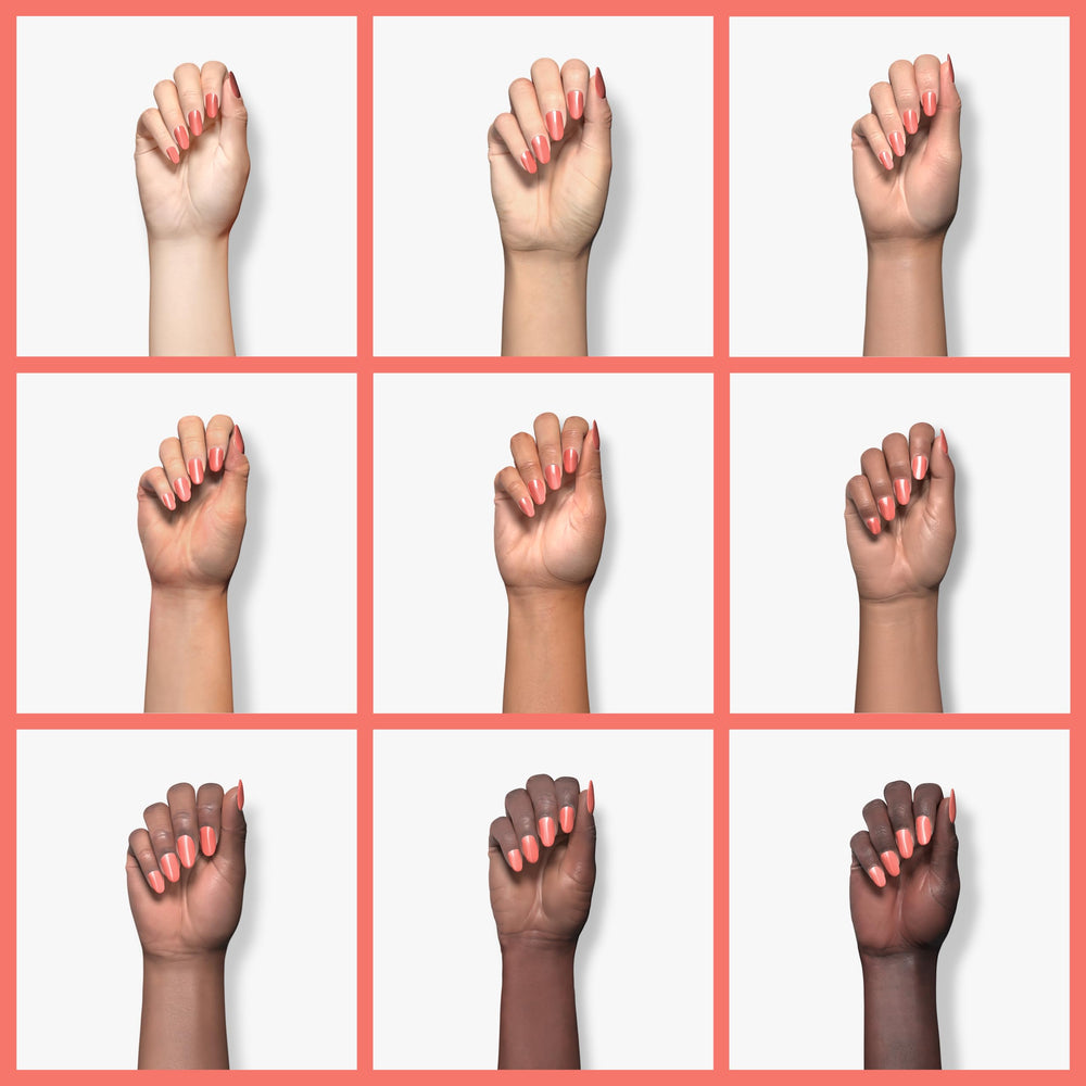 SNS 10-Free formula highlights absence of harsh chemicals for healthier-looking nails