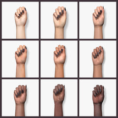 SNS Enchanted Evening collection swatch highlights fall color tones.