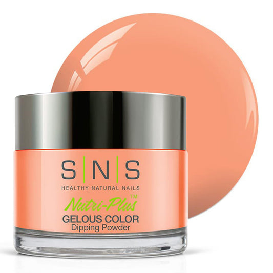 SNS Gentle Carnation dip powder jar in natural nude shade