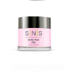 SNS Healthy Natural Nails dark-pink dipping powder; long-lasting color without UV light.
