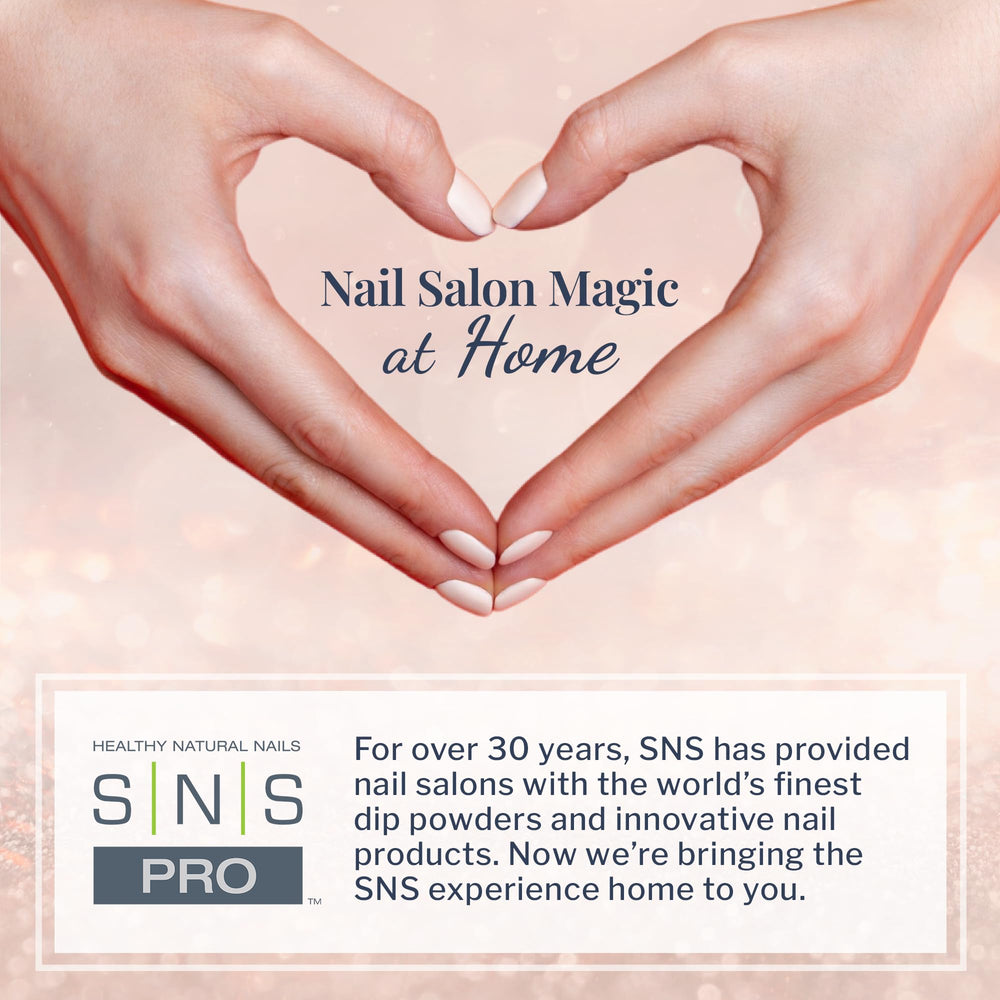 SNS at-home dip delivers long-lasting wear and chip resistance.