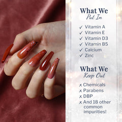 SNS Nail Dip requires no UV lamp for instant drying.