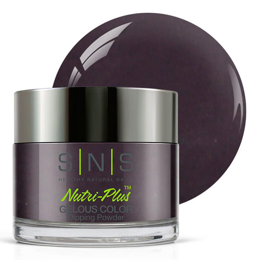 SNS Nail Dip Powder Armed To The Nails purple brown shimmer, vibrant color at home