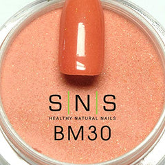 SNS Nail Dip Powder Double Rose swatches showing rich color and smooth coverage
