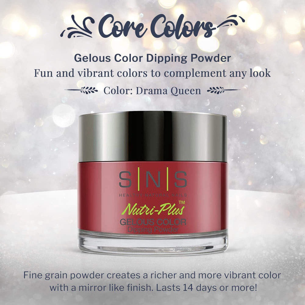 SNS Nail Dip Powder Drama Queen swatches reveal creamy wine tones for versatile looks.
