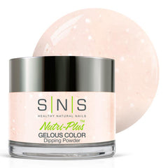 SNS Moonshine dip powder jar closeup highlighting natural shade and smooth finish.