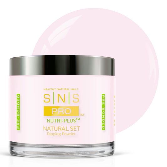 SNS Nail Dip Powder Natural Set front view in nude tones for versatile, salon-worthy wear