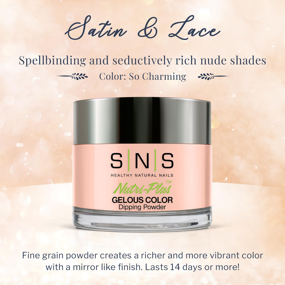 SNS Nail Dip Powder So Charming swatches reveal a rich, chip-resistant finish for at-home manicures