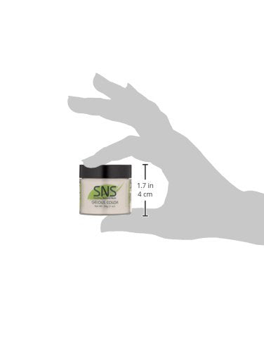 SNS Nails Gelous Color Twice Shy on hand with subtle shimmer and natural look.