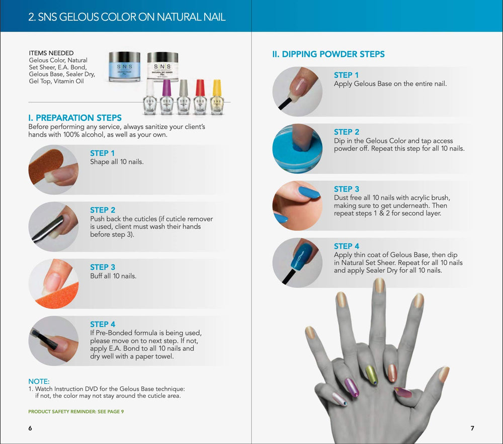 SNS Nails hypoallergenic formula minimizes irritation for comfortable wear