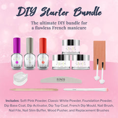SNS Nails soft pink dip powder adds subtle color for everyday wear