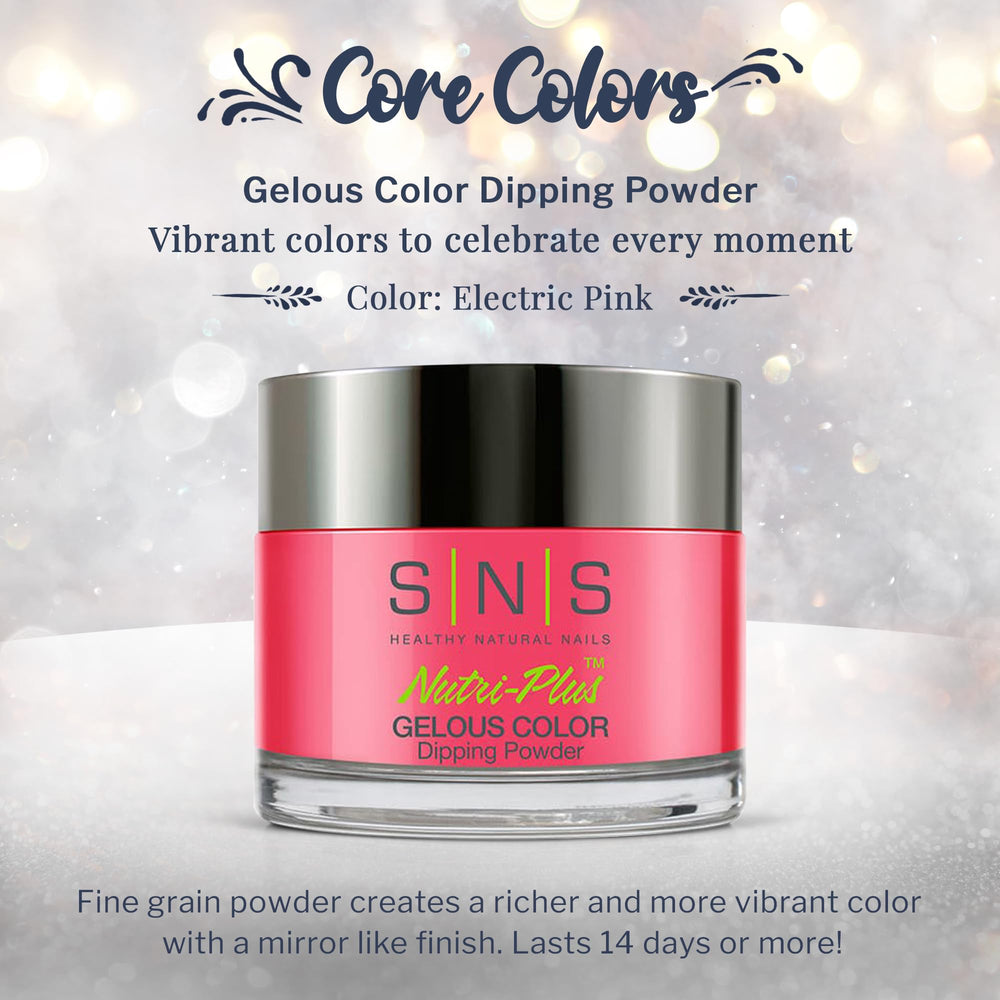 SNS Nutri-Plus base and topcoat application demonstrates nourishing care during use.