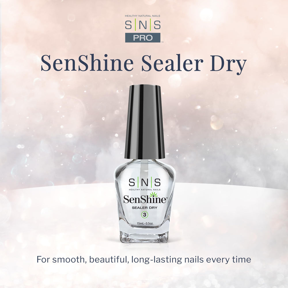 SNS SenShine Sealer Dry brush application demonstrates quick seals