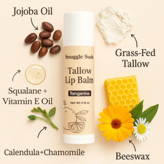 Snuggle Suds 3-pack packaging highlights convenient, synthetic-free lip care for the whole family