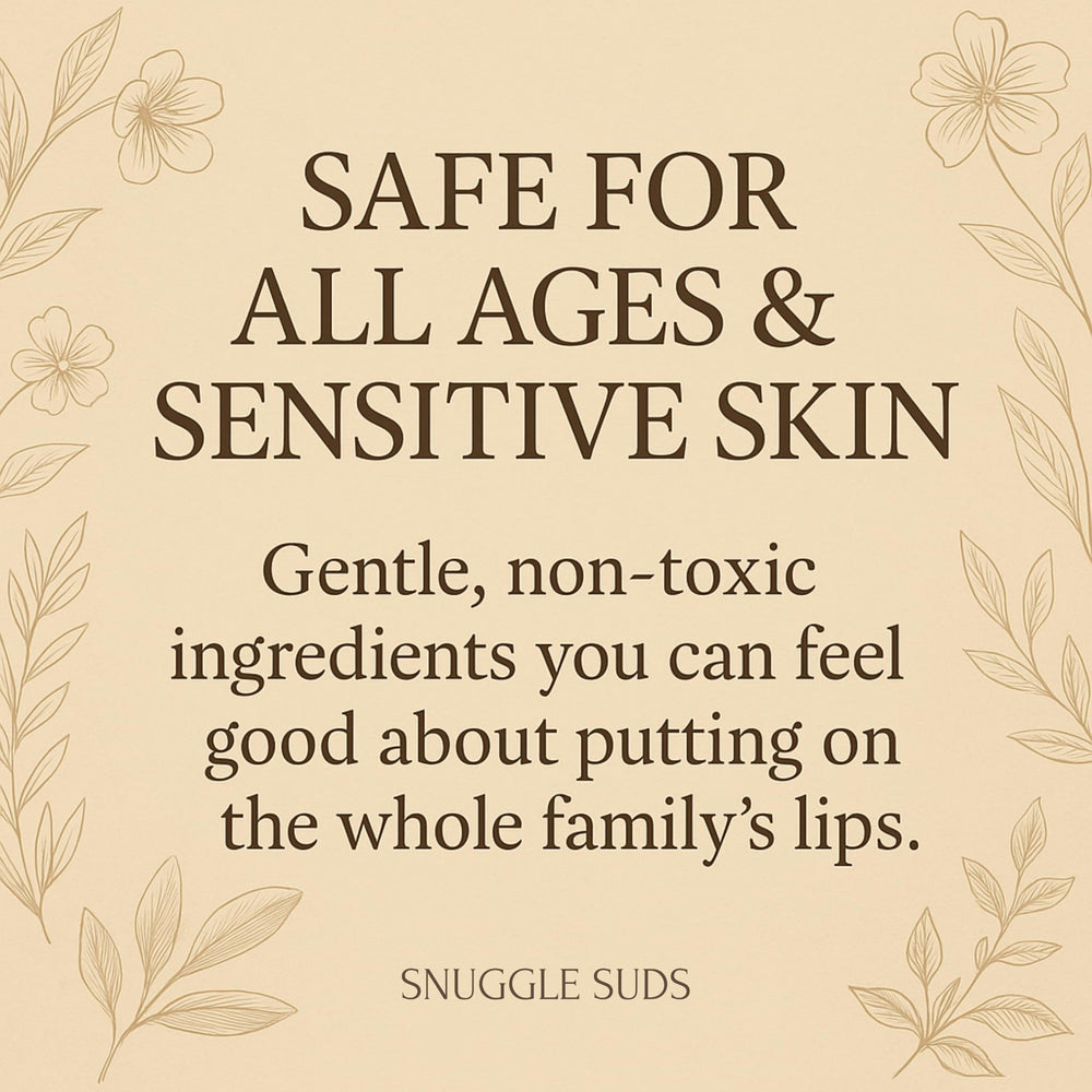 Snuggle Suds beeswax and vitamin E highlight natural barrier support