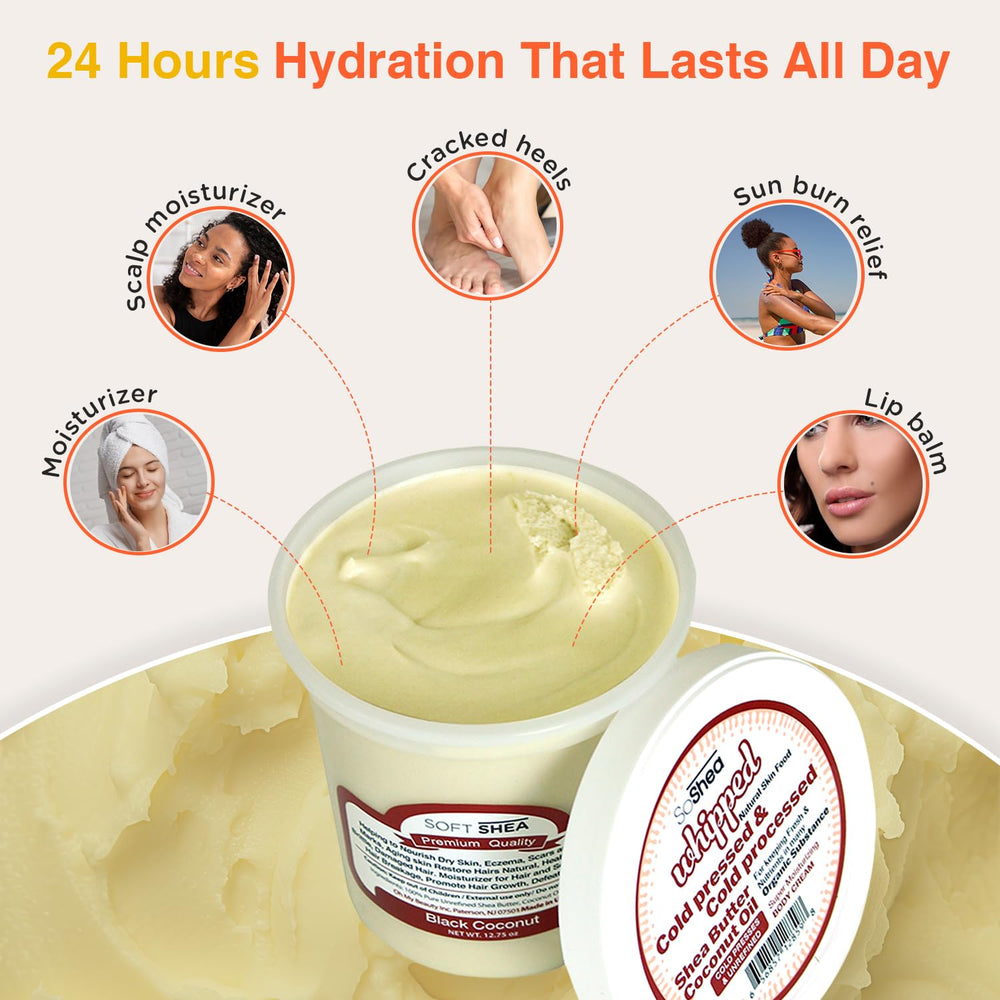 SoShea vegan-paraben-free label on tub signals clean skincare.