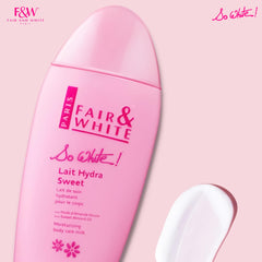 Lotion applied to skin on arm showing an even finish.