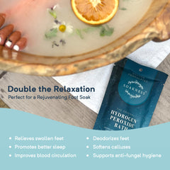 Soakness USA-made packaging highlights quality, safety, and doctor-formulated bath salts.