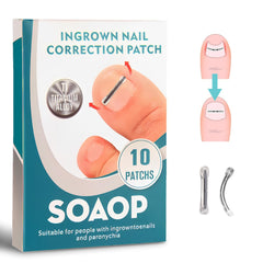 SOAOP titanium alloy ingrown toenail kit display for all-day comfort.