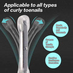 SOAOP 10-piece kit for comprehensive nail correction from pinky to thumbnail.