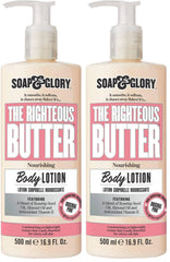 Soap & Glory Original Pink bottle pump shows easy dispensing and creamy hydration