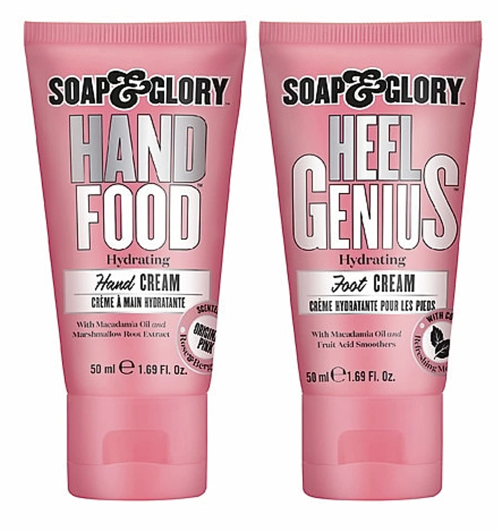Soap & Glory Wait on Hand and Foot Gift Set packaging shows gift-ready presentation