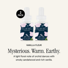 Soap Paper Factory Vanilla Fleur refill in hand enhances home aroma.
