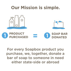 Soapbox conditioner bar is sulfate-free for gentle cleansing