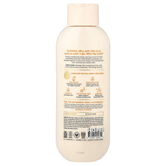 Soapbox Restoring Body Wash being poured to reveal creamy lather and softening hydration.