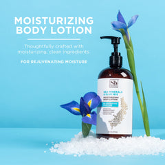 Soapbox Sea Minerals Blue Iris lotion with Hope Code tracks charitable impact