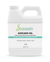 Soapeauty avocado oil bottle pour for skin hydration and hair nourishment.