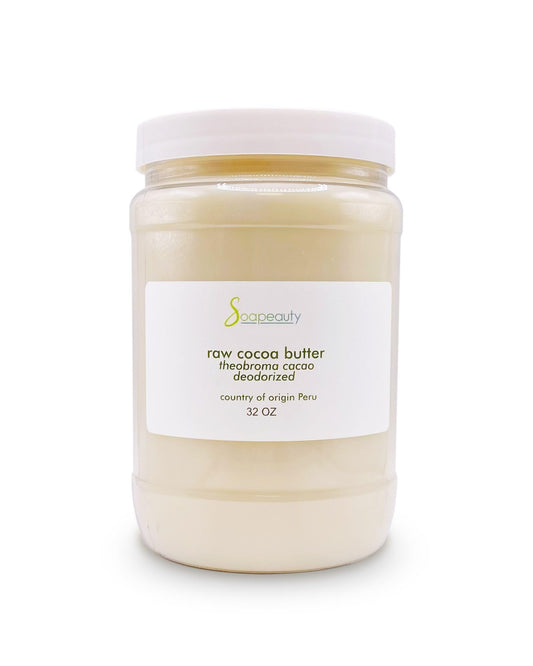 Soapeauty Cocoa Butter Raw block close-up, ideal for DIY skincare.