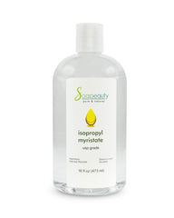 Soapeauty Isopropyl Myristate bottle showing silky texture for cosmetics.