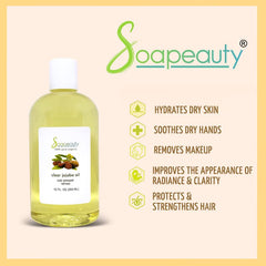 Soapeauty Jojoba Oil applied on skin delivering hydration without heaviness