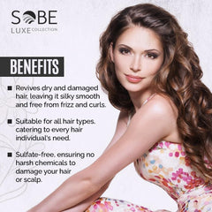 SOBE LUXE easy maintenance scene shows faster daily styling.