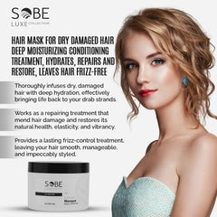 SOBE LUXE ingredients highlight keratin and collagen infusion
