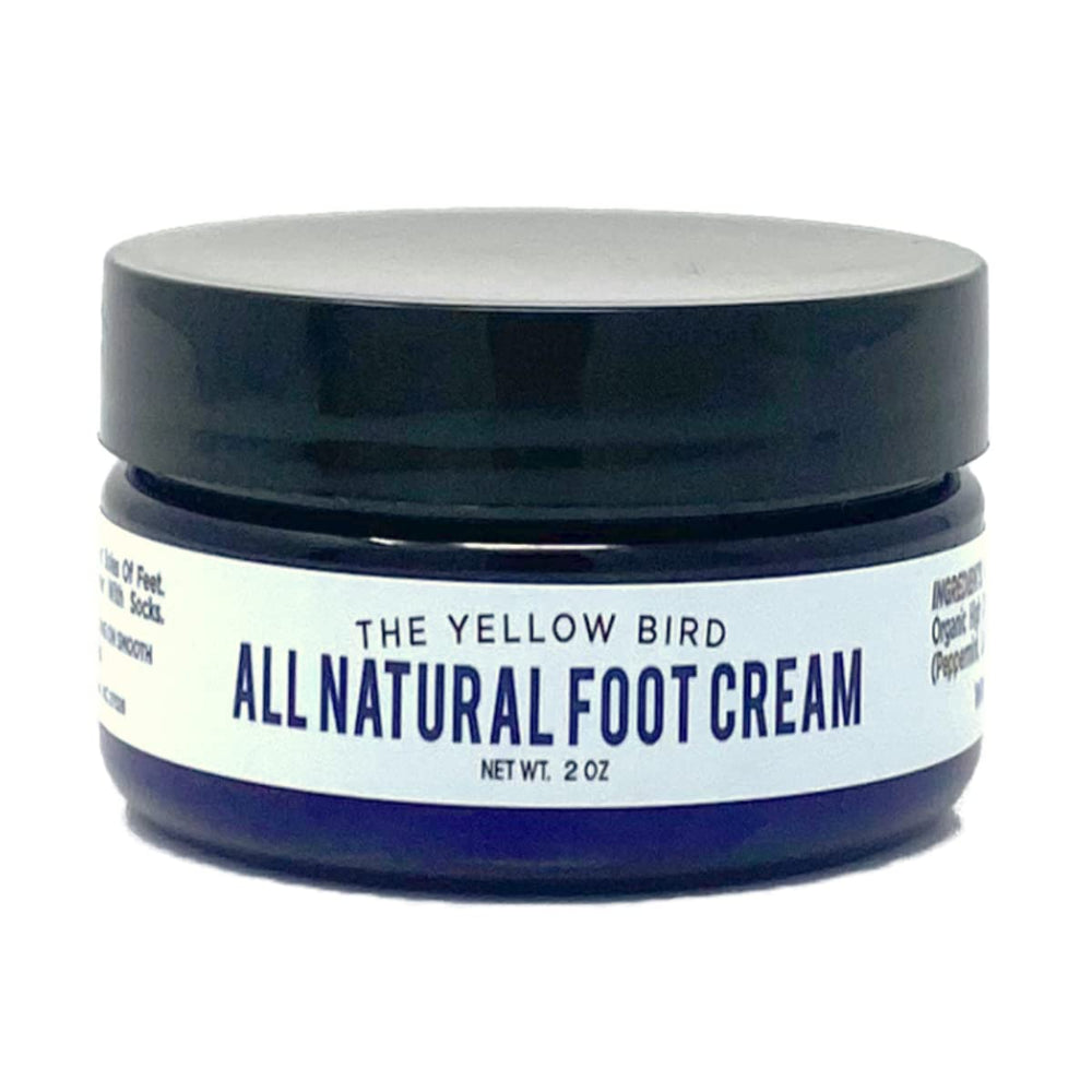 Smoother feet after use with The Yellow Bird Foot Cream.