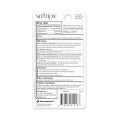 SoftLips Vanilla Lip Protectant glide showing smooth texture