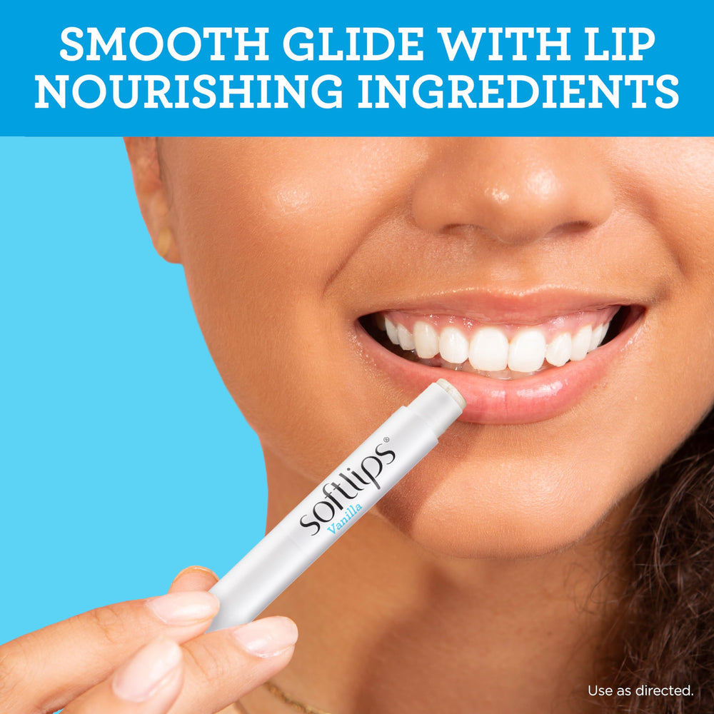 SoftLips Vanilla Lip Protectant shields from wind and cold