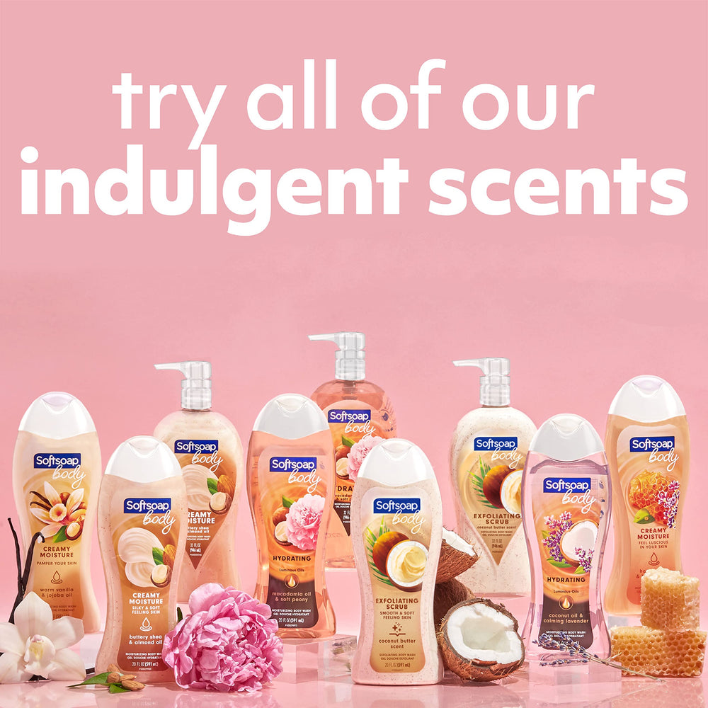 Softsoap dermatologist-tested seal indicating skin-friendly moisturizing care.